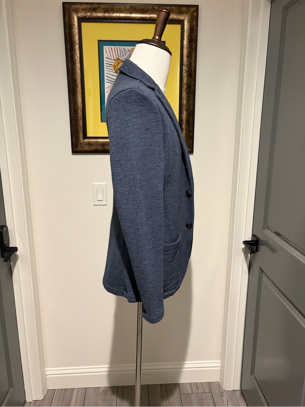 Faherty Reserve Inlet Blazer — Heather Blue - Picture 2 of 4